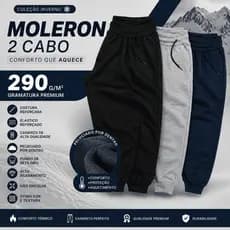 Calça moletom 2 cabo Peluciada Jogger Prime Imporada