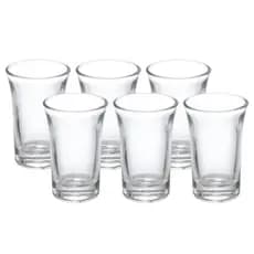 Kit 6 e 12 Copos De Shot Tequila 40ML De Vidro Transparente