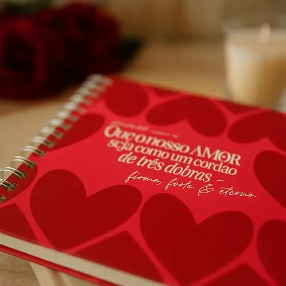 Livro Casal Álbum De Fotos História Amor Namorados Noivos Presente Capa Dura Personalizado 40 folhas grossas Scrapbook
