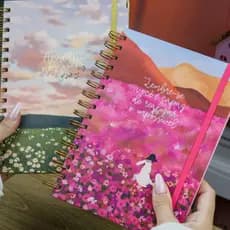 Caderno Vision Board Diário de Sonhos Personalizado Metas Objetivos