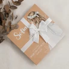 Caixa MDF Convite Daminha Casamento Caixa Completa