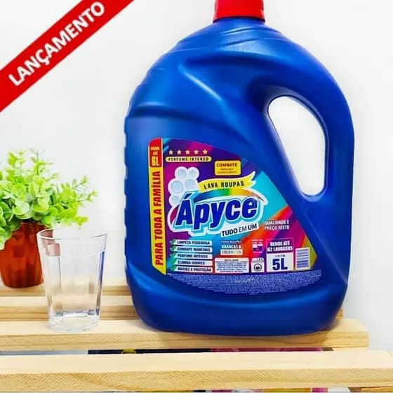 Sabão Líquido 5L – Remove Manchas e Perfuma as Roupas