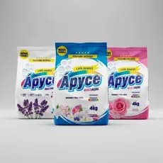 Sabão em pò lava roupas 4 kg Apyce Roupas Perfumadas