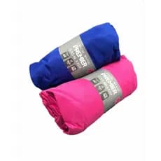 Kit Jogo Lençol De Cama Casal  3 Peças Liso Com Elástico Várias Cores