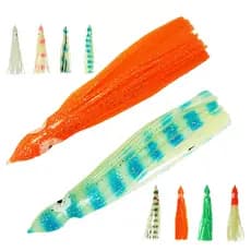 5 Peças 5g/13g/30g Lula Polvo Luminoso Wobblers Saias Simuladas Equipamento De Pesca