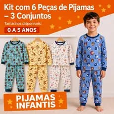 Pijama Infantil Masculino Manga Longa Sued Inverno Quentinho Confortável Menino Envio Imediato