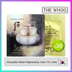 [THE WHOO] Creme Regenerador Radiante Cheongidan (1ml x 30ea) # 176