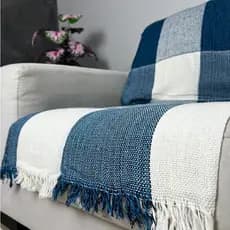 Manta 2,10m x 1,20m Para Sofá Decorativa Tipo Capa Protetora De Sofá Algodão  | Envio Rápido RJ
