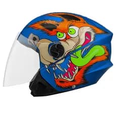 Capacete Aberto New Liberty 3 Three Coyote Azul 58