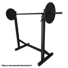 Suporte Cavalete de Agachamento Supino Bíceps Ombros Academia Treino em Casa Musculação até 200kg