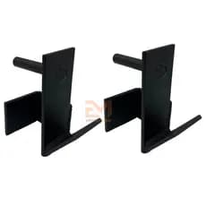 Par Suporte J-Hook Suporte de Barra gancho para Academia Musculação Crossfit Rack Funcional