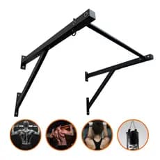 Barra Fixa de 1 Metro p/ Pull-up Muscle Up Treino em Casa Musculação Funcional Crossfit de Parede