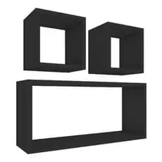 Kit 03 Nichos MDF  Sala Quarto Decoração Cozinha Padrão Casa Banheiro Brinquedo Lavanderia