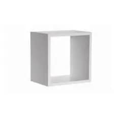Nicho Quadrado MDF 20x20cm Branco Sala Quarto Bebê Banheiro Cozinha Escritório Infantil Decoração Expositor Loja Parede Madeira Casa