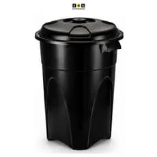 Lixeira Cesto Cestão Cesta Lixo 100 Litros Reforçado Preto Alça Reforçada - Promoção