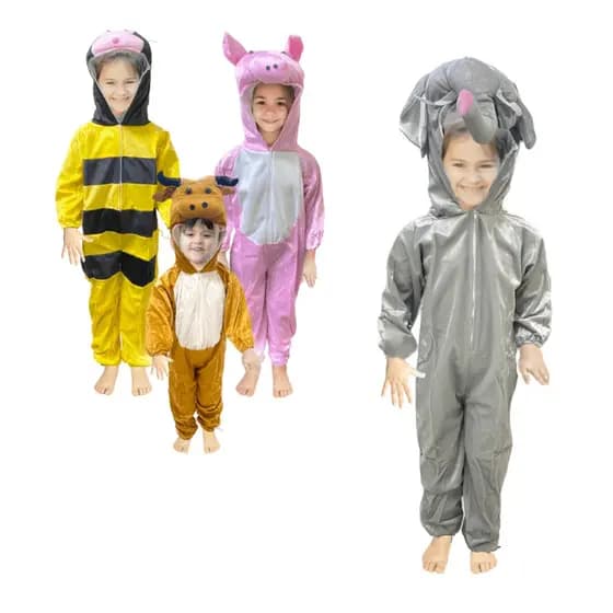 Fantasia infantil animal da floresta - P, M ,G - Plush - Festas, Eventos, Cosplay e Aniversários