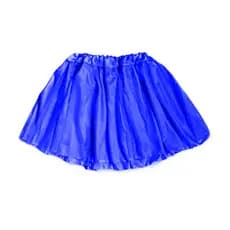 Saia Tule Plus Size - Azul Brilhante Fantasia Carnaval