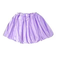 Saia Tule Plus Size - Lílás Brilhante Fantasia Carnaval