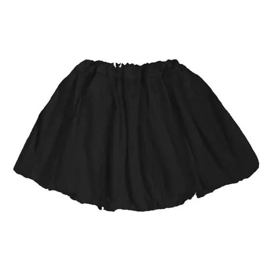 Saia Tule Plus Size - Preto Brilhante Fantasia Carnaval