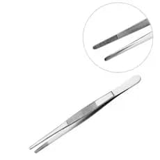 Pinça para ourives piercing rolojoeiro aço inoxidável 16cm