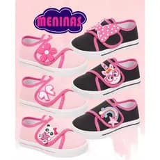 Tenis infantil menina estiloso moda blogueira super confortavel casual escolar