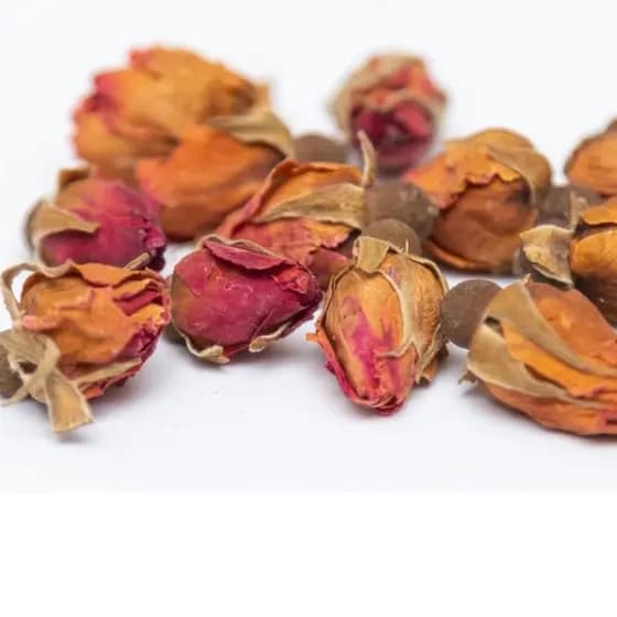 Rosa Rubra desidratada - Flor para chá - Importada - 100% Natural