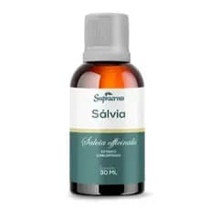 Extrato Fluído Concentrado de Sálvia 30ml gotas - Supra ERVAS