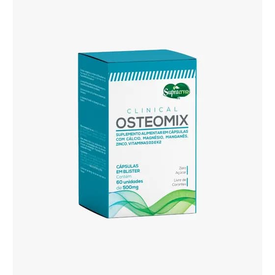 Osteomix / Ostcalcio - Cálcio, Magnésio, Zinco, Manganês - 60 Cápsulas Activida