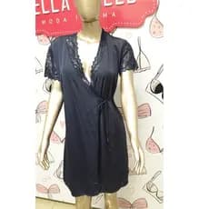 Robe de Microfibra Com Renda Feminino Ketelyn
