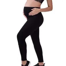 Calça Legging Gestante Tecido antibacteriano Maternidade gravida cós Alto Love Secret