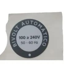 ETIQUETA ADESIVA BIVOLT AUTOMATICO BEBEDOURO LATINA