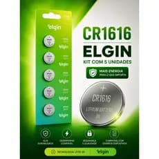 CR1616 ELGIN 3V Moeda Alta durabilidade - ENVIO IMEDIATO!