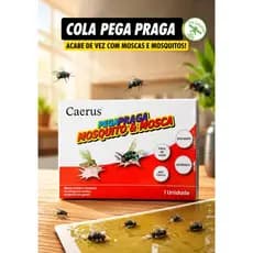 Cola Adesiva Pega Praga Mosquito e Mosca Caerus | Cola Adesiva Higiênica Fácil de Usar