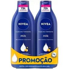 Kit Nivea 2 Hidratante Milk Pele Seca e Extraseca - 400ml