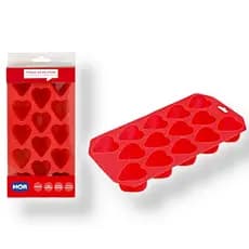 Forma de Gelo Coraçao em Silicone Para Gelo Drinks Copo Cofeitaria Chocolate Forminha Flexível Artificial