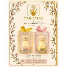 VELA DE URSINHO PERSONALIZADA