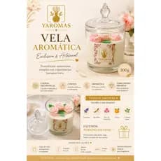 VELA AROMÁTICA 3 ROSAS
