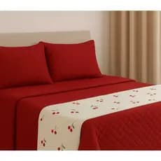 Peseira  Avulsa Manta Xalé para Cama Posta Solteiro,  Casal, Queen ,King Tecido Percal 180 Fios