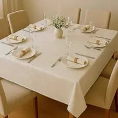 TOALHA DE MESA QUADRADA   (2,80M X 2.80M) BUFFET JACQUARD LUXO TECIDO GROSSO