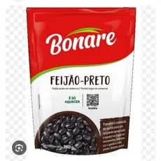 kit 5 pacotes de feijão preto pronto pra servir de 280g bonare.