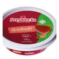 kit com 3 goiabadas no pote plástico de 500g predilecta.
