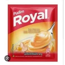 2 pacotes de mistura de pudim baunilha da royal.1 pacote faz 5 porções.