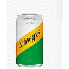 kit 10 latas refrigerante Schweppes de 350ml sabor citrus leve em açucar.