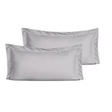 Kit 2 Fronhas King Size 90x50 Gigante Percal 200 Fios Com 3 Abas Hotelaria Capa De Travesseiro Lisa