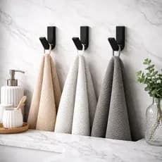 Kit Gancho  parede Gancho Pendurador Sem Furo Multiuso Bolsa Toalha Banheiro Parede  Porta Cozinha