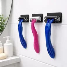 Suporte Para Parelho De Barbear Lamina Gillette Gilete Prestobarba  Fita 3M