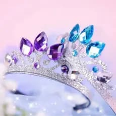 Coroa tiara infantil frozen aplique chaton aniversario menina