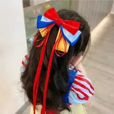 Laço presilha branca de neve vários modelos e tamanhos vermelho