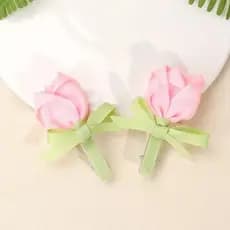 Presilhas tulipa flor menina bebe grampo cabelo fita