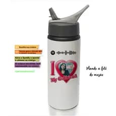 Squeeze Personalizada com Foto e Música, Squeeze Spotify, Squeeze I Love My Girlfriend / Boyfriend